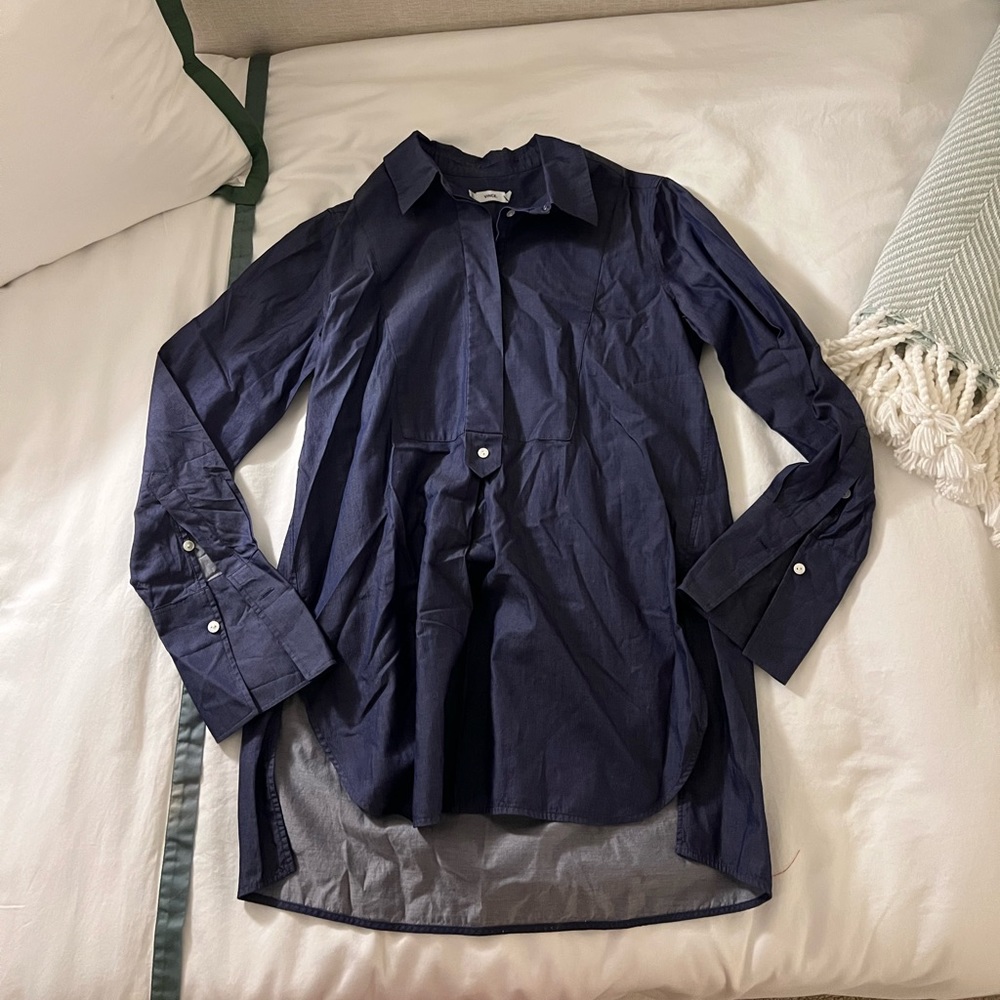 Vince Blue Tunic Shirt